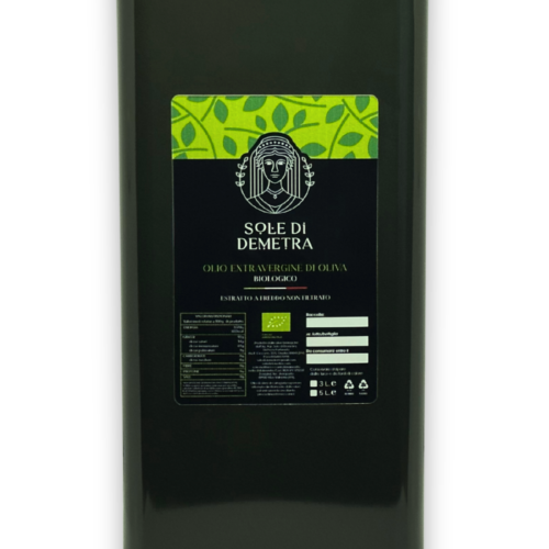 5 Litri - Olio Extravergine Biologico in Latta